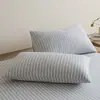 Sábana Bajera Ajustada de Jersey de Algodón 100% 2026, Colcha Tejida de Algodón Puro Grado A, Regalo para Dormitorios, Sábana Bajera de una Sola Capa, Protector de Colchón