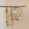 Pulsera Acrílica Acética de Ala Ancha para Mujer Estilo Vintage Ins Diseño Nicho Sentido Pulsera Combinable Mejor Amigo del Estudiante Accesorios