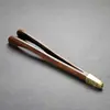 Pinzas para Té de Bambú y Madera, Pinzas para Taza, Herramientas para Preparar Té, Accesorios Seis Caballeros de la Ceremonia del Té, Pinzas de Ébano Negro, Pinzas Curvas, Pinzas, Pinzas para Taza de Té