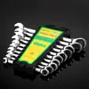 Llave de carraca pequeña de acción rápida de doble extremo flor de ciruelo rápida de ahorro de energía multifuncional Espina automática Rueda de espina herramienta manual Allegro