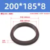 Anillo de pistón resistente a altas temperaturas para cilindro estándar SC Caucho de flúor PGY GP YCC Tipo Anillo de sello Diámetro exterior 25-400 Tamaño completo