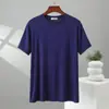 Nueva camiseta de manga corta de modal para hombre, ropa de casa fina de verano, camiseta versátil casual transpirable que absorbe el sudor, de cuello redondo