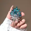 Broche de Mariposa de Cristal Super Brillante de Alta Calidad para Mujer, Elegante y Moderno, Corsage de Animal, Pin de Solapa de Lujo Ligero