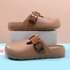 Zapatos Birkenstocks para Mujer Verano Resistentes al Desgaste Antideslizantes Suela Gruesa Chanclas Superiores EVA Pies Sin Mal Olor Playa Sandalias de Gama Alta