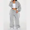 Nueva Colección Primavera y Otoño 2026 Sitio Independiente de Amazon Moda Femenina de Comercio Exterior Europeo y Americano Conjunto de Sudadera Deportiva Casual de Manga Larga