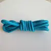 Cadarços Redondos de Poliéster 4mm em Várias Cores Adequados para Tênis de Lona Masculinos e Femininos de Cano Alto e Baixo em Múltiplas Cores