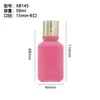 Botella de Perfume Aterciopelada 50ml Transparente Pequeña Botella Rellenable Procesamiento Personalizado Botella de Vidrio Venta al por Mayor Tapa de Perfume Aterciopelada