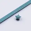 Tiras de Papel Glitter para Origami de Estrela Estrela da Sorte Papel Colorido para Dobrar Artesanato Infantil Estrela de Cinco Pontas Materiais Papel Estrela Glitter