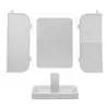 Espejo de maquillaje led con luz espejo de escritorio soporte de mesa plegable hogar dormitorio estudiante aumento