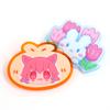 Broche de acrílico personalizado desenho animado foto desenho animado faça você mesmo bonito pin crachá escola logotipo personalizado