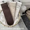 Meias Florais Suaves Estilo Francês para Mulheres, Meias de Cano Médio para Primavera e Verão, Meias Elegantes Versáteis Estilo Vintage Ins, Meias Longas