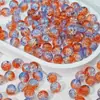 Contas de Vidro Rachado de Gelo, Contas Soltas, Pulseiras DIY Feitas à Mão, Colares, Acessórios para Roupas, Materiais