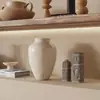 Estilo Wabi-sabi Cerámica Retro Creativa Florero Decoración de Nicho de Gama Alta Sala de Estar Gabinete de Vino Hogar Adornos de Decoración Medieval
