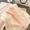 Pijama de mujer estilo princesa dulce para primavera y otoño, algodón con estampado de nubes y ribete de encaje, de manga larga, con copas en el pecho, conjunto de ropa para casa, se puede usar fuera