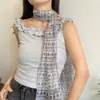 Nuevo Pañuelo Largo de Seda Vintage 2026 para Mujer, Estilo Delgado de Primavera y Verano, Elegante y Versátil, Pañuelo de Cuello de Alta Gama, Accesorio de Moda