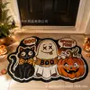 TEMU Amazon TK Más Vendido Felpudo de Calabaza de Halloween, Bruja, Fantasma y Extraterrestre para Entrada, Sala de Estar y Pasillo