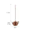 Colador de Té de Acero Inoxidable 304 Tetera Pequeña Creativa Dorada Infusor de Té de Flores Colador Filtro de Té Fabricante Mayorista
