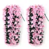 Cesta colgante de pared de buganvilias de Amazon transfronteriza Colgante de planta artificial Flor artificial Decoración de patio interior/exterior Paisajismo