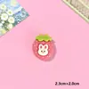 Ventas Directas de Fábrica DIY Set de Animales Frutas Dibujos Animados Conejo Accesorios de Resina Imanes para Refrigerador Llaveros Hebillas para Zapatos Al por Mayor