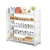 Zapatero simple para uso doméstico, zapatero multicapa para ahorrar espacio interior, estante de almacenamiento para dormitorios y apartamentos de alquiler