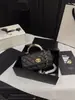 Nuevo Modelo 2025 Bolso Acordeón con Asa de Caviar Inspirado en Chanel, Bandolera de Hombro Único de Moda Versátil Bolso de Cadena Acolchado de Cuero Genuino