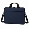 Bolsa transversal de ombro único leve para laptop 14 polegadas, de alta qualidade, simples, estilosa, com pelúcia, à prova de choque