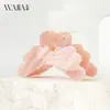Wjia Pin Simple de Gama Alta de Ácido Acético Pin de Tiburón Patrón de Leopardo Pasador de Mariposa Accesorios para el Cabello Tocado Pin para la Cabeza de Mujer