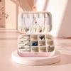Joyero portátil estilo princesa estilo europeo, pequeño, de viaje, de Corea del Sur, para mujer