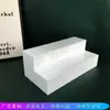 Prateleira de Armazenamento de Cosméticos de Mesa Multicamadas de Acrílico Branco Escada Display Rack Blind Box Perfume Transmissão Ao Vivo Stand de Exibição