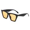 3353 marco grande ojo de gato moda europea y americana alto sentido trapecio Amazon venta al por mayor protección solar gafas de sol para hombre y mujer gafas de sol