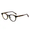 Gafas de montura plana retro hechas a mano estilo japonés para hombre y mujer 89002 montura negra de acetato imitación gafas graduadas con filtro de luz azul