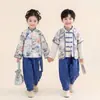 Trajes de Performance Hanfu para Crianças, Roupas para Performance de Poesia Tang, Roupas Étnicas para Meninos, Novo Estilo 2026 Traje Tang Pequeno Cavalheiro, Trajes Antigos para Meninas