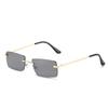Gafas de sol de caja pequeña retro transfronterizas Venta caliente en Europa y Estados Unidos Gafas personalizadas cuadradas gafas de sol de océano 7001