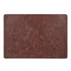 Alfombrilla de Cuero Absorbente de Agua de Tierra de Diatomeas Retro de Gran Venta Transfronteriza para Encimeras de Cocina del Hogar, Alfombrilla de Control de Agua, Alfombrilla de Mesa a Prueba de Aceite al por Mayor
