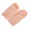 Calcetines Invisibles Antideslizantes de Punta Abierta Peep-Toe para Mujer, Zapatos de Tacón Alto de Verano, Calcetines Hidratantes Resistentes al Olor, Calcetines Bajos Tipo Barco, Calcetines de Silicona para Dos Dedos