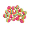 Bolas de Espuma Sólida de Eva Coloridas Resistentes al Desgaste, Bolas Arcoíris para Mascotas como Gatos y Perros para Masticar, Duraderas para Morder, y para Niños para Jugar y Aliviar el Estrés
