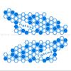 Explosões de comércio exterior adesivos de carro colmeia adesivos de motocicleta flor de puxar formato de grade hexagonal criativo carro universal decoração de personalidade