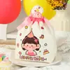 Sacolas de Presente para Crianças, Sacolas de Tecido para Embalagem de Presente de Aniversário de Mês Cheio para Bebês e Jardim de Infância, Sacolas Tote para Presentes