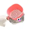 Cesta de Lavado de Verduras de Doble Capa Multifuncional para Cocina, Nueva Bandeja para Frutas, Colador de Verduras para Sala de Estar, Cesta de Lavado de Verduras para el Hogar