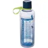 Garrafa Plástica Fitness Cilindro 970ml Cinza