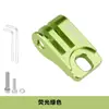 RECEVE Pequeño Paño Manillar de Bicicleta Potencia Soporte de Faro Clip para Faro de Bicicleta Bicicleta Plegable Aleación de Aluminio Soporte de Luz Ajustable