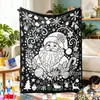 Laolring novo B Natal Halloween Transfronteiriço DIY Manta para Colorir Grafite nCoket Feito à Mão