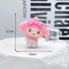 Mini llavero colgante de Sanrio, nuevo Kulomi Merlot, joyería DIY, zapatos para niños, accesorios para muñecas de dibujos animados
