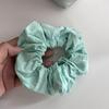 Bloguera surcoreana con anillo para el cabello de color para intestino grueso, anillo para el cabello con forma de salchicha gorda, tocado de cuerda para el cabello, coleta alta, banda de goma para el cabello, accesorios para el cabello.