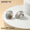 Luxo Leve e Sensação de Alta Qualidade, Brincos Geométricos em Formato de Coração, Aço Titânio Banhado a Ouro 18K, Brincos da Moda para o Dia a Dia de Mulheres, Item Quente Transfronteiriço