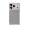 Funda de Teléfono Perforada Cuadrada con Patrón de Lichi Adecuada para Apple 17Promax Tendencia 15 Nicho 16 Gama Alta 14 Película para Lente