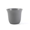 Venda por atacado de fábrica vaso de plástico de grande diâmetro fundo oco furo de drenagem verde plantio espesso novo material jardinagem com prato