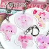 Llavero de Acrílico de Conejo de Dibujos Animados Sanrio Anime Decoración Linda para Mochila Colgante para Mochila de Mejor Amigo Adorno