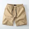 Pantalones con Cordón Shorts de Playa Shorts Casuales Estilo Hong Kong Sueltos Deportivos Color Sólido Pantalones de Cinco Puntos Venta al por Mayor Pantalones de Verano para Hombre
