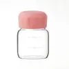 Mini Copo Fofo Gordo Alto Copo de Água de Borossilicato 300ml Alto Valor de Cor Vidro Portátil Escritório Casa Copo